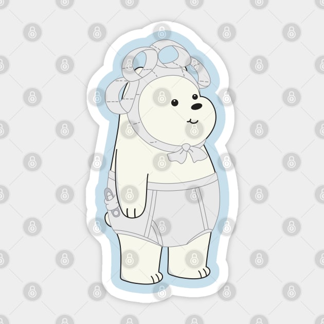 Baby Ice Bear Sticker by Plushism